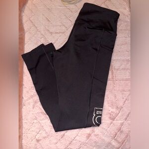 Silver and black - Love & Sports leggings